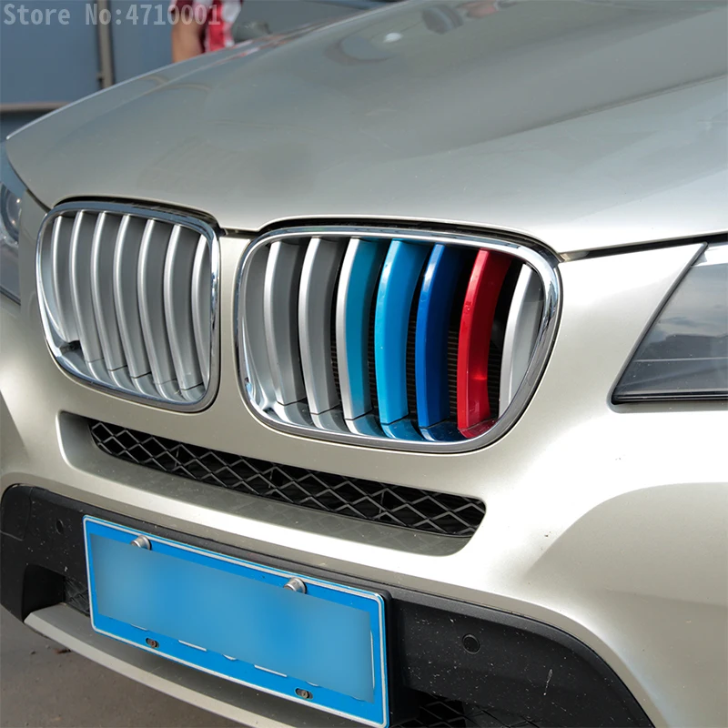 3 шт. накладки на переднюю панель автомобиля из АБС-пластика для BMW X3 X4 F25 F26 2011-2017 |