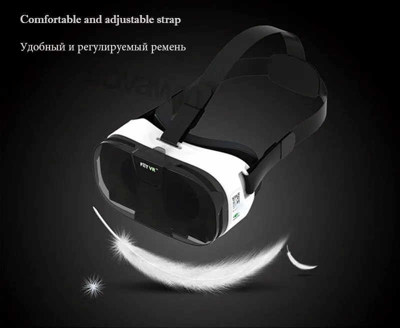 Fiit 2n VR виртуальной реальности игры видео модели смартфон 3D очки гарнитура очки Google картон шлем для 4-6 'телефон