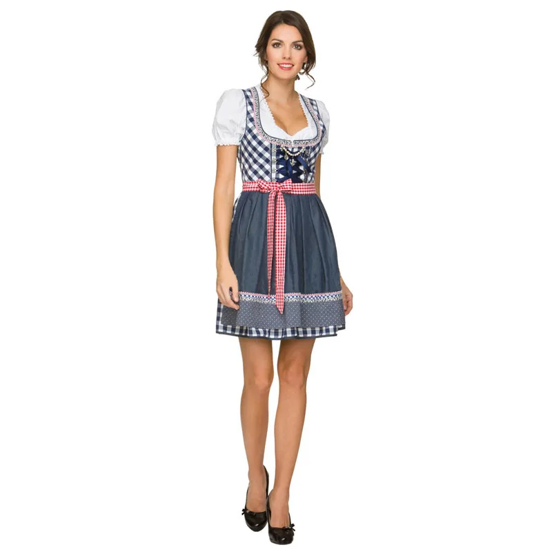 Немецкая австрийская Баварская традиционная Dirndl Платье Октоберфест Костюм