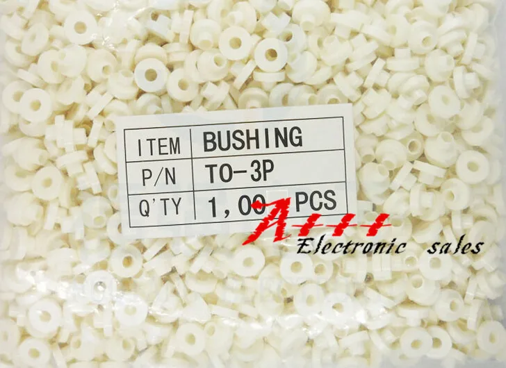 1000 шт.-1 пакетик TO-3 изоляционные таблетки круглые M3 транзисторные подушечки втулка TO-3 пластиковая изоляционная шайба TO-3P