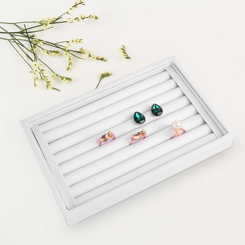 Лидер продаж бархатный элегантный органайзер для ювелирных украшений сережек