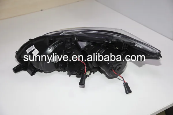 Правой Land вождения для Toyota Corolla Altis LED Angel Eyes фара 2011-2013 год yz Тип | Автомобили и