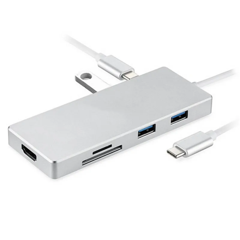 4K x 2K USB 3 1 Type-C к HDMI и порта 0 концентратор устройство для чтения карт SD TF Macbook Pro PC