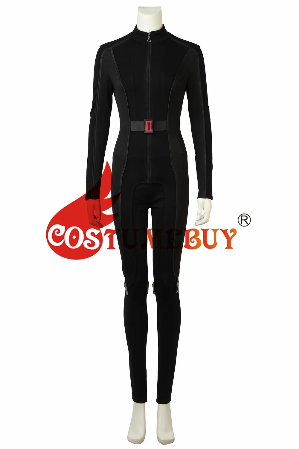 only jumpsuit CostumeBuy Мстители: Бесконечность войны Наташа Романова Черная Вдова комбинезон жилет костюм Для женщин Мстители костюм L920 - Цвет: only jumpsuit