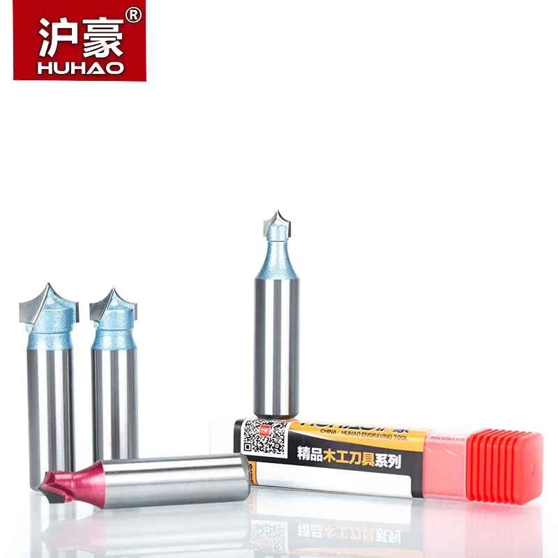 

HUHAO 1pcs 1/4" 1/2" Shank Wood Cutter Double Edging Router Bits for wood Industrial Grade Woodworking Engraving carving bit