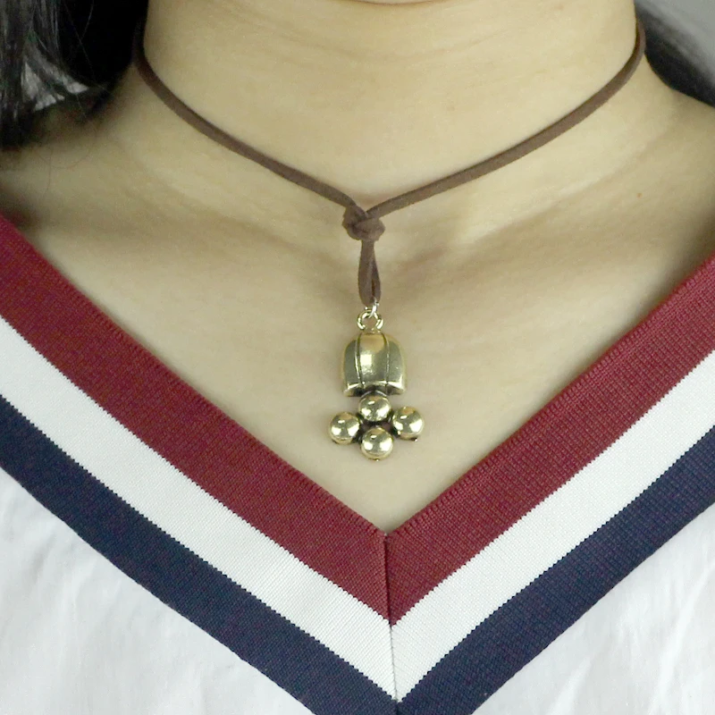 Новая мода Красота и чудовище Цепочки ожерелья 4 вида цветов принцессы Белль Кожа