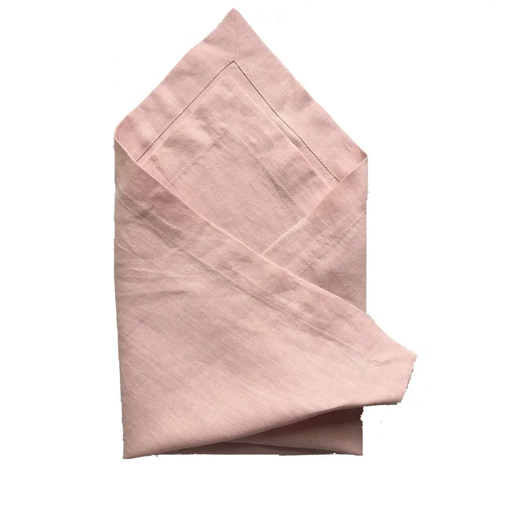 

20 inch Folding Styl100%Pure Linen Cloth Table Napkins Home Vintage Flax Napkin Tea Towels Coffee Towel Table Decoration