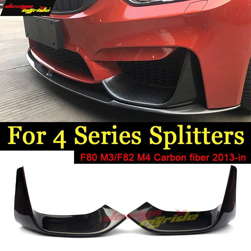 M3 F80 M4 F82 передний спойлер переднего бампера для BMW 420i 428i 430i 440i Передняя губка 13