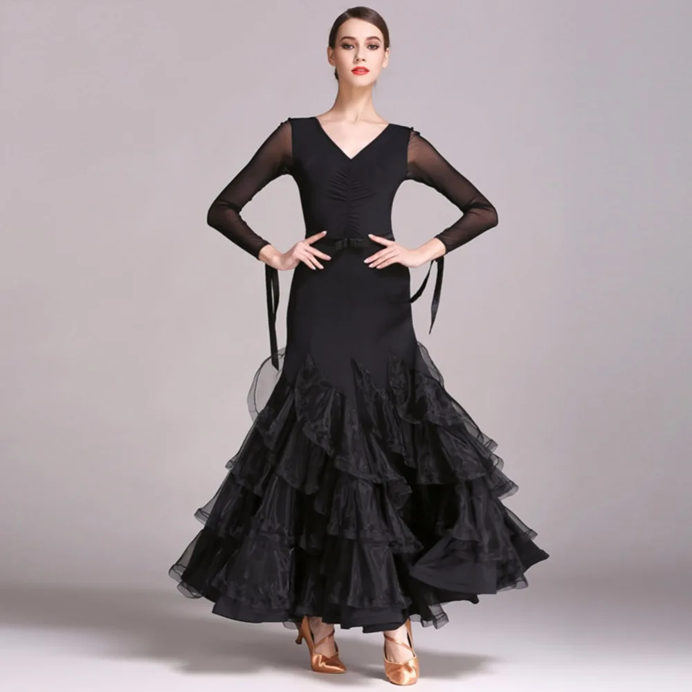 Платье для Бальных соревнований латиноамериканских танцев костюм из 2 предметов