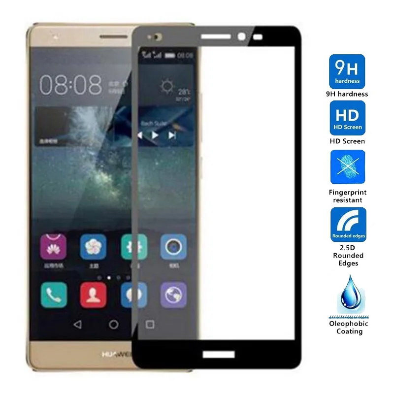 Закаленное стекло с полным покрытием для Huawei P9 P10 Lite Nova 2 plus Honor 9 8 V8 6X Mate S Smart