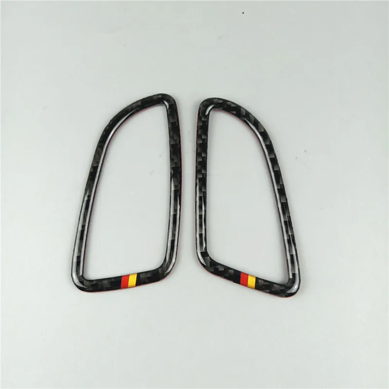 Углеродное волокно приборной панели кондиционер Выход рамка украшения крышка