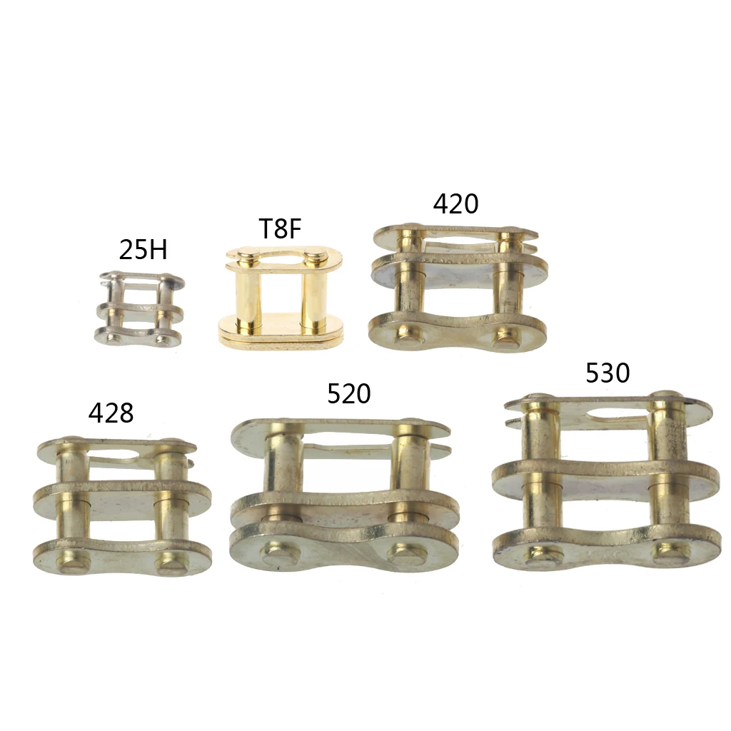 Motorcycle Chain Buckle Ring Link 25H# T8F# 420# 428# 520# 530# | Автомобили и мотоциклы