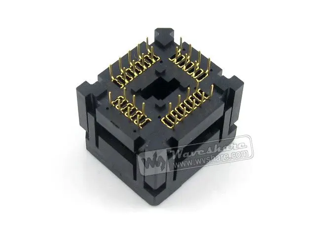 

PLCC32 IC120-0324-309 PLCC Yamaichi IC Test Burn-in Socket Programming Adapter 1.27mm Pitch Live-bug