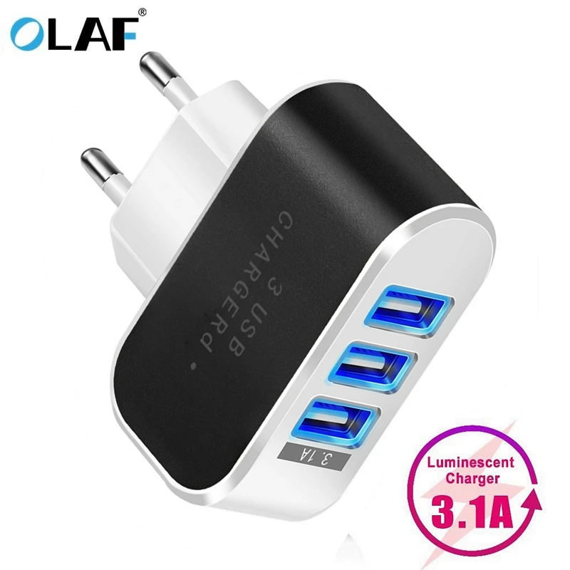 OLAF быстрое зарядное устройство USB для iPhone 7 8 Plus X XR XS Max настенное Samsung S8 S9 Xiaomi Redmi Note 5