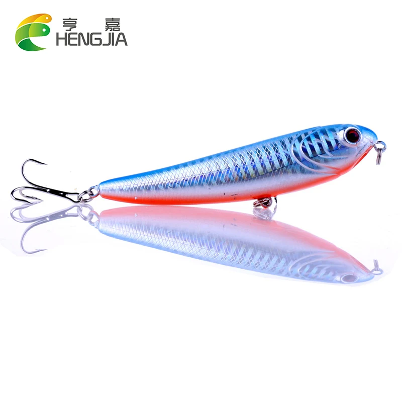 4pcs Fishing Pencil Lure Topwater Dogs Hard Lures Baits 10cm/16.3g Plastic Wobbler Artificial Bait Tackle | Спорт и развлечения