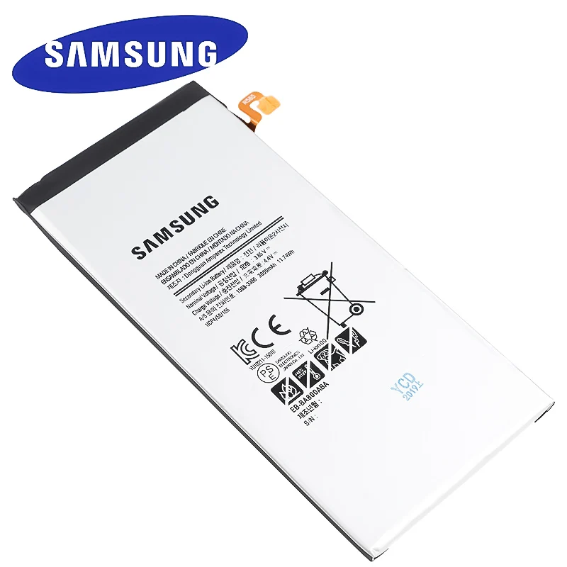 EB BA800ABE оригинальный сменный аккумулятор для samsung GALAXY A8 2015 A8000 A800F A800S A800YZ подлинный