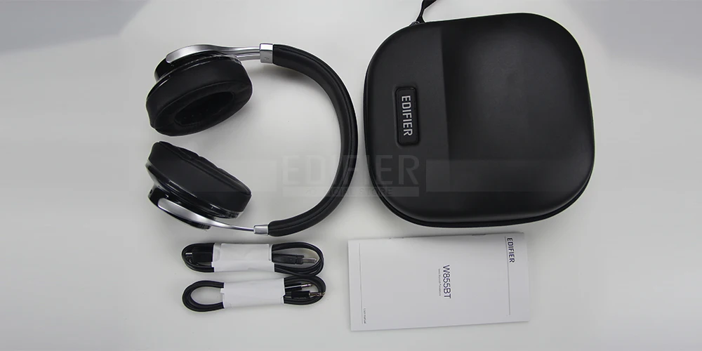 EDIFIER W855BT Накладные наушники Bluetooth стерео музыкальные беспроводные наушники BT 4,1 с микрофоном Поддержка NFC Apt-X