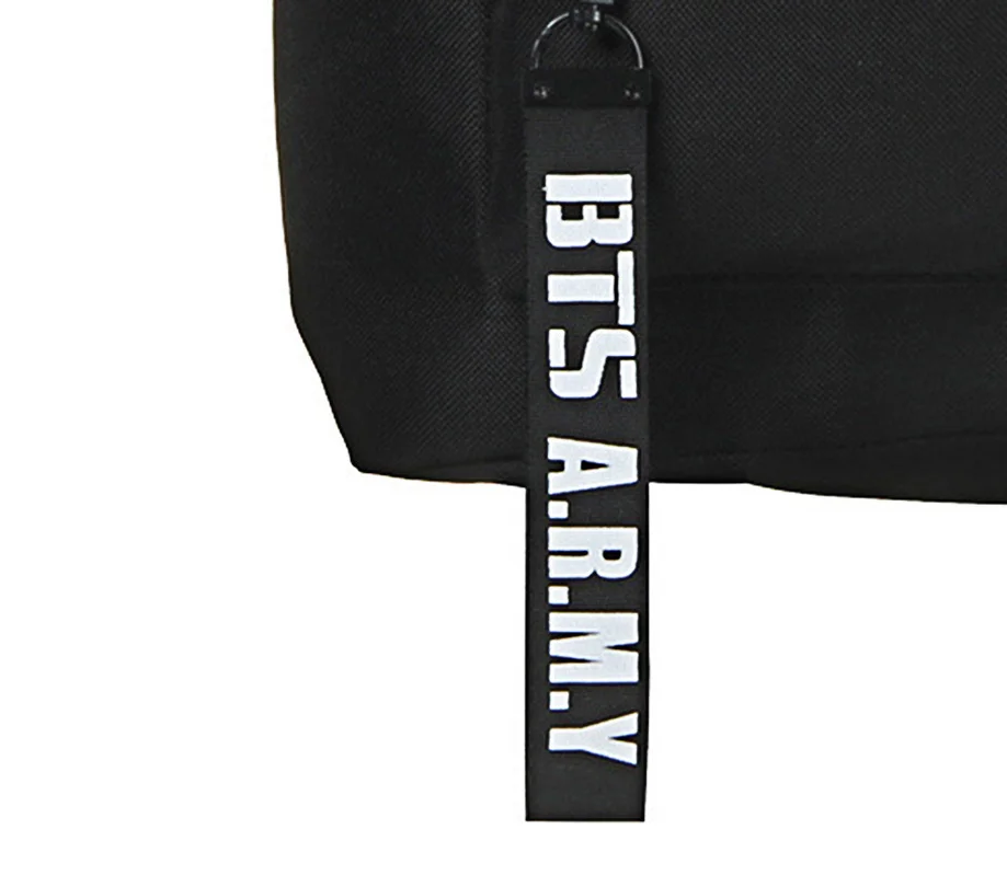 ESHINEDER BTS Bangtan мальчики сумка мужская женская большая емкость usb зарядка Корейская