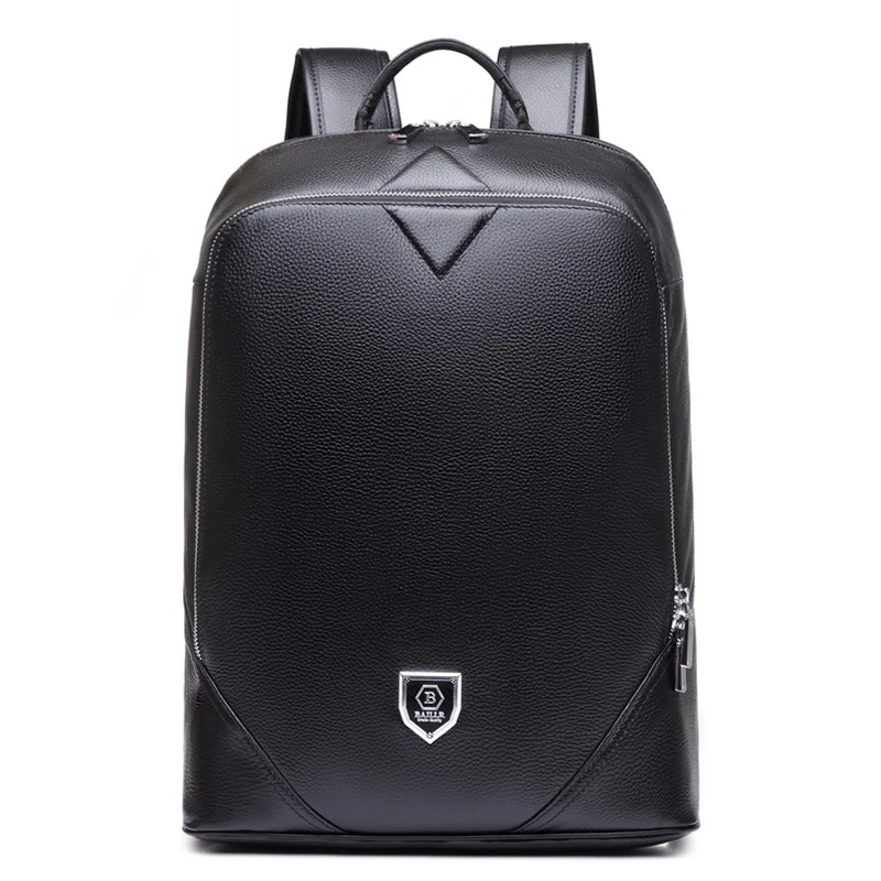 Мужские рюкзаки из 100% коровьей кожи модный студенческий рюкзак натуральной для