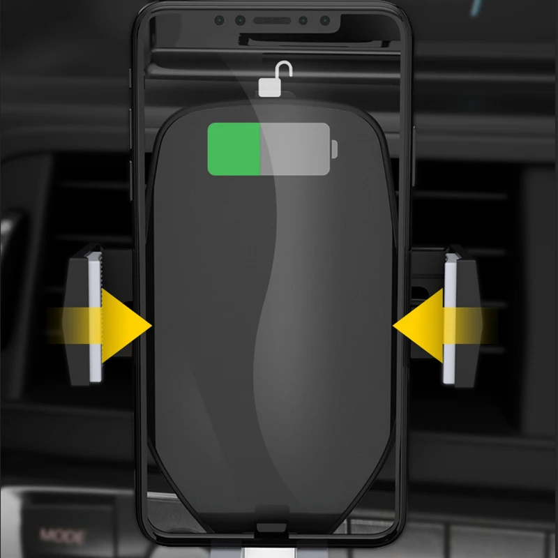 SeenDa автомобильное беспроводное зарядное устройство Qi для iPhone XS Max 8