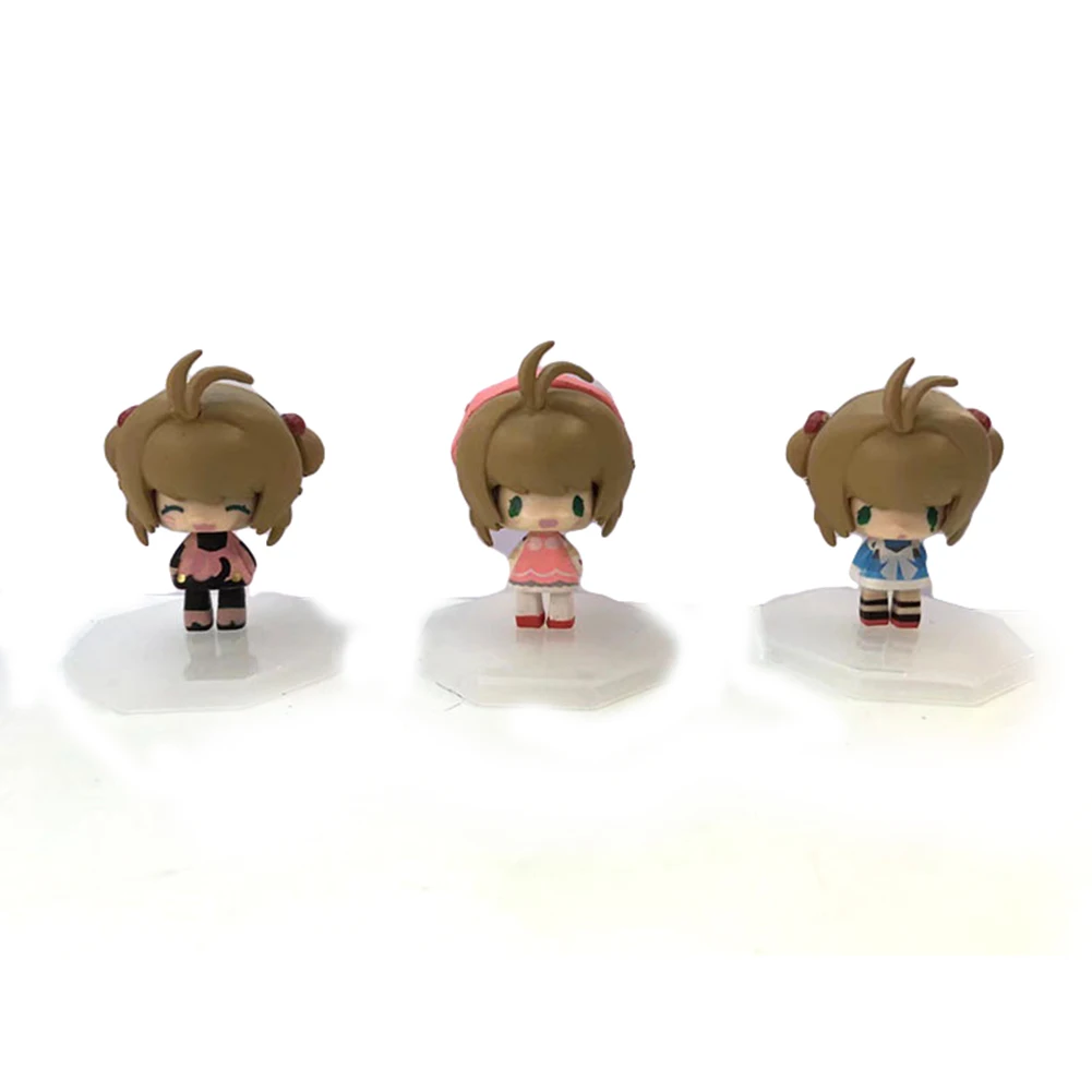 ELBCOS Card Captor Sakura Kinomoto Li Syaoran Daidouji Tomoyo 6 см/2 4 &quotQver Модель Фигурки игрушки|Игровые