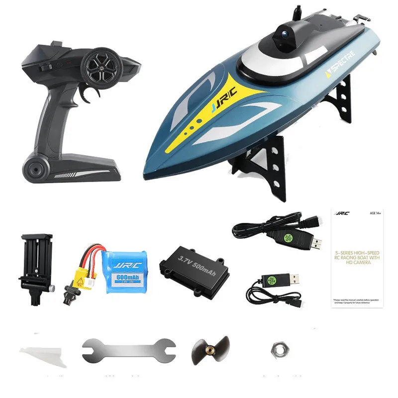 S4 JJRC S1/S2/S3/S4/S5 10 км/ч 2,4 г Электрический радиоуправляемый катер с двумя мотогонами RTR модель корабля Игрушки для мальчиков подарок - Цвет: S4