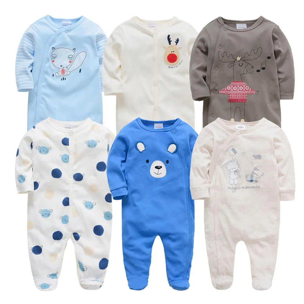 Коллекция года, 6 шт./партия, детские комбинезоны, roupa de bebes, Одежда для новорожденных мальчиков и девочек летний хлопковый комбинезон на возраст от 0 до 12 месяцев, Одежда для младенцев