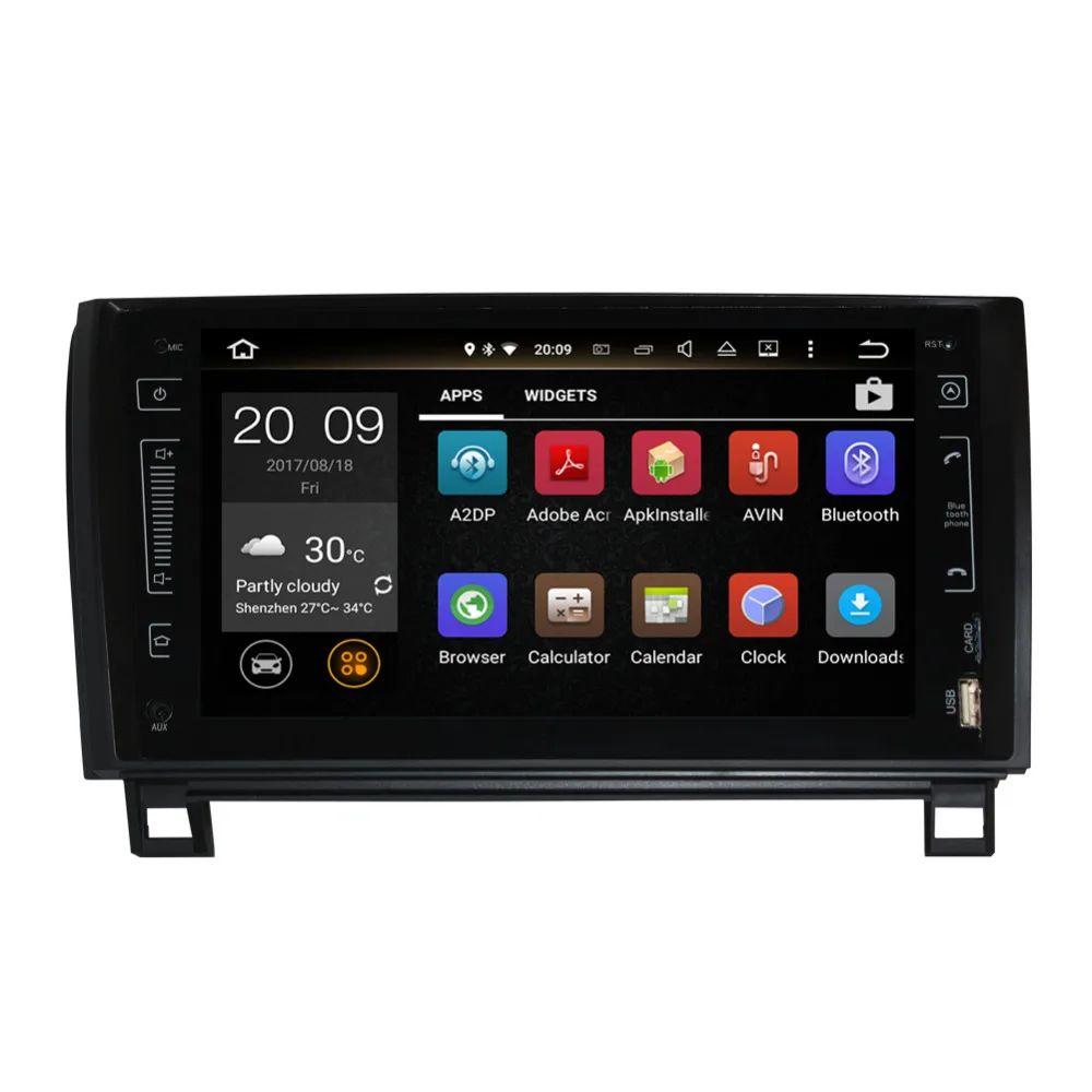 9 дюймов Android Octa Core 4 Гб RAM IPS экран автомобильный GPS навигация с Bluetooth для Toyota