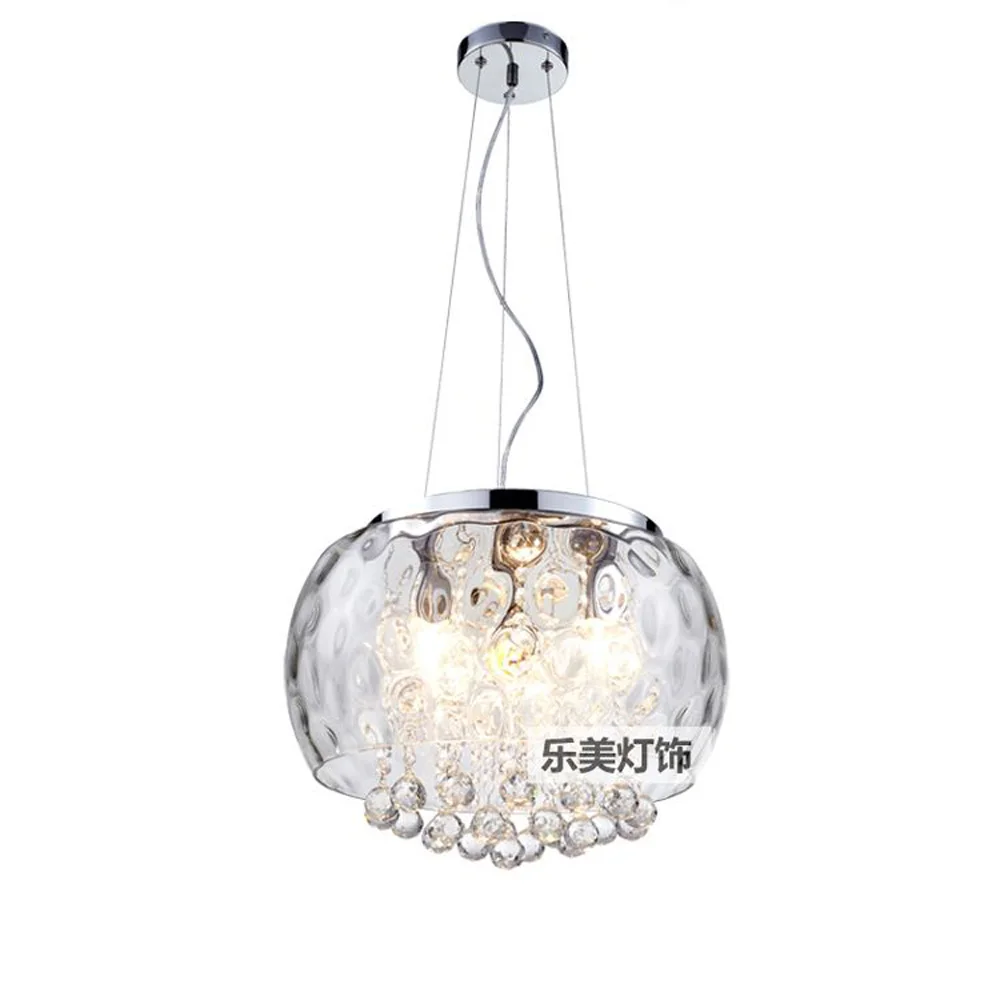 Современный подвесной светильник с кристаллами/бабочками для гостиной столовой