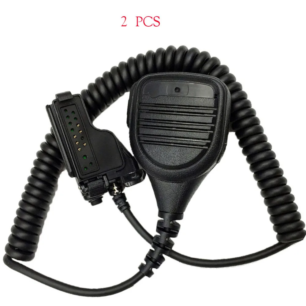 2 шт. Ручной PTT-динамик MIC IP54 IBS оболочка 3 5 мм моно разъем для Motorola HT1000 GP900 MTXXTS Радио