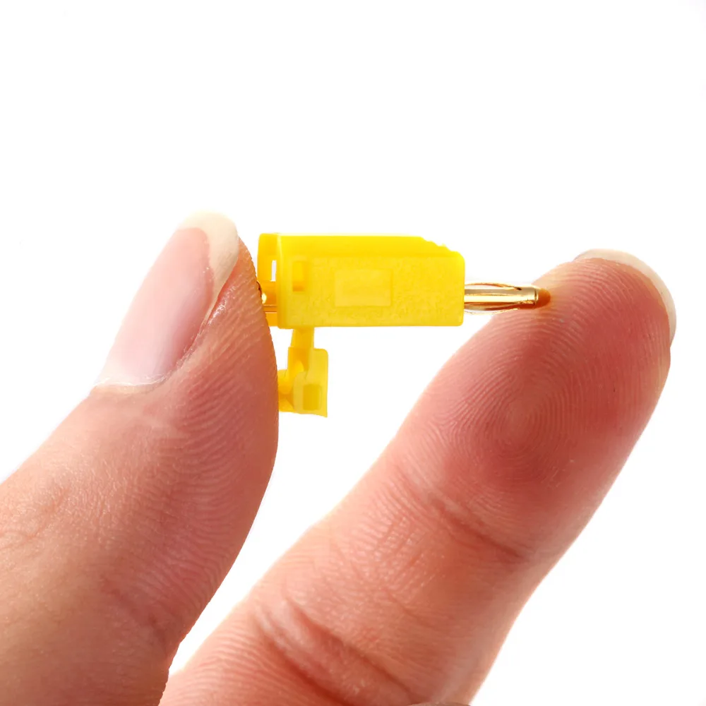 Оптовая продажа 50 шт. 5 цветов коннекторы для штекеров типа банан 2 мм размер