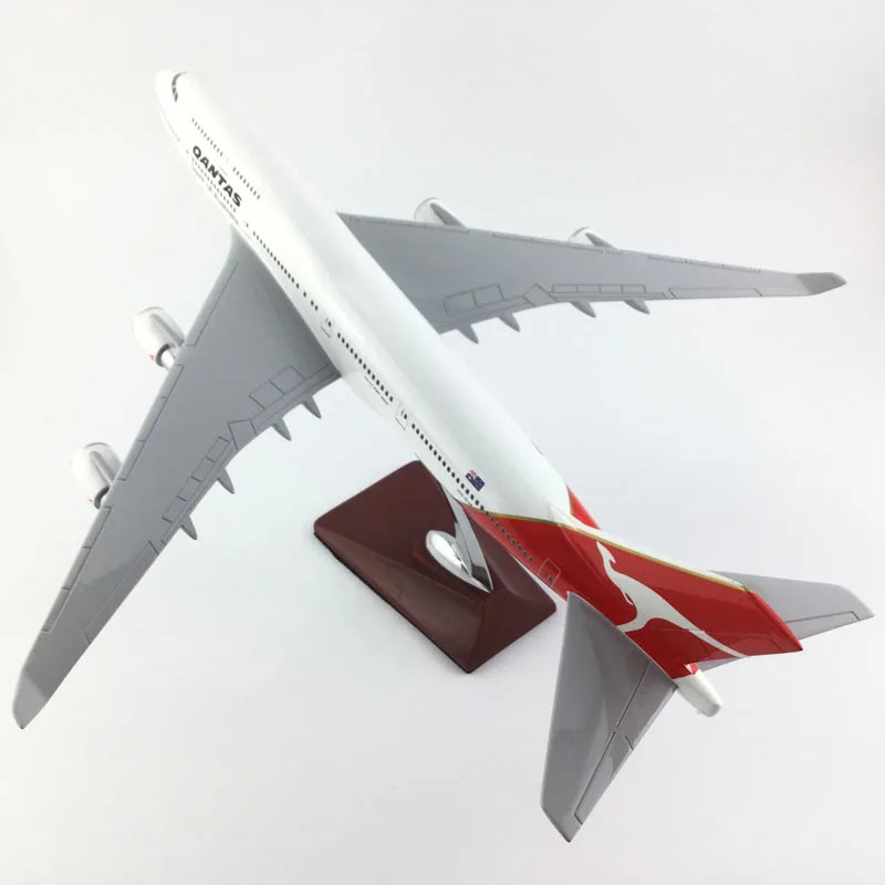 Австралия авиакомпаний пассажирский самолет 45 47 см QANTAS 747 400 модель самолета