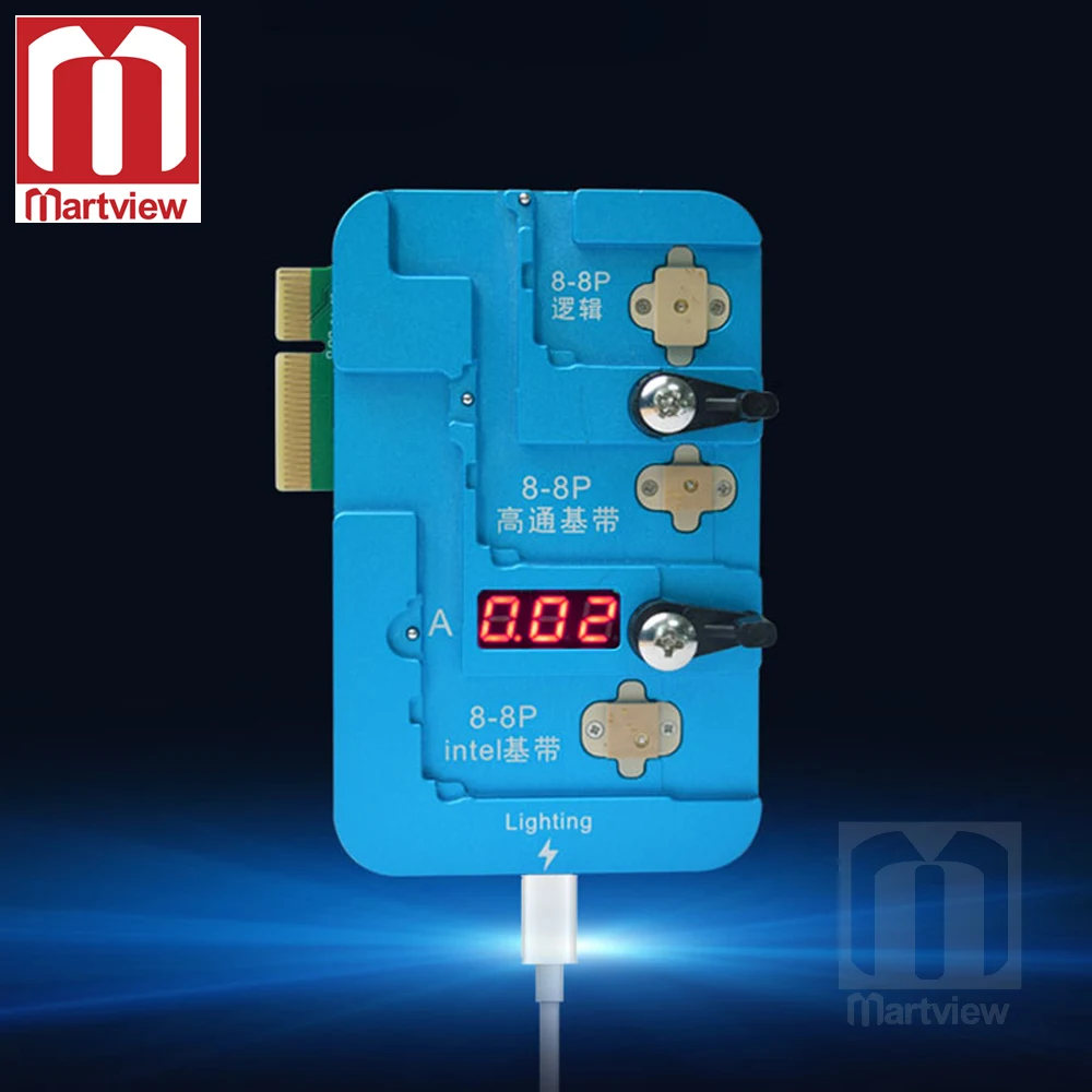 Martview Baseband для Qualcomm Logic EEPROM IC recreding Module iPhone 8 8Plus совместим с JC PRO1000S|Детали устройств