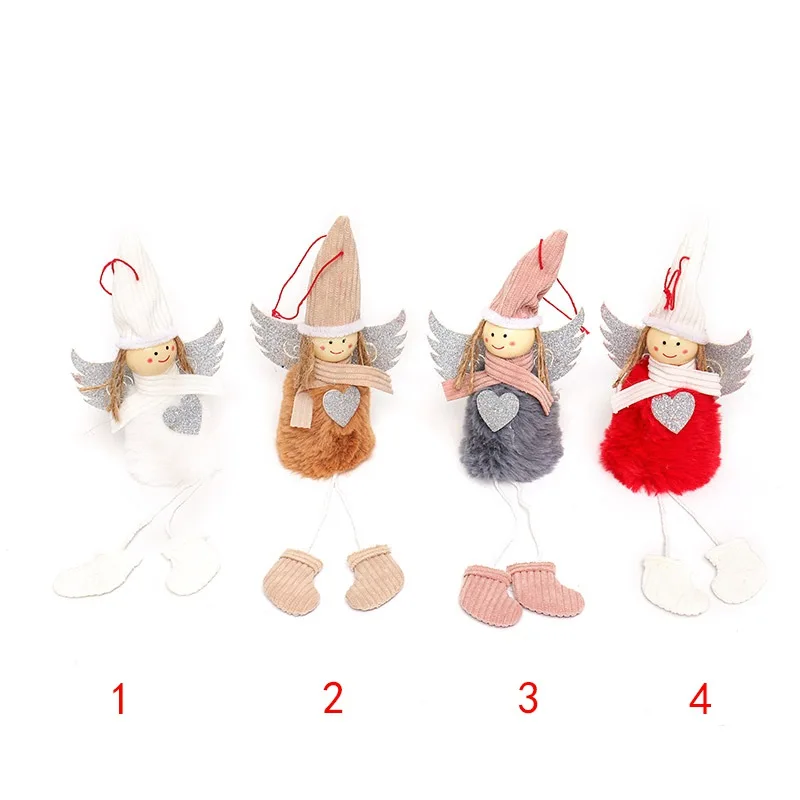 Decoration Hanging Christmas Snowman Tree Pendant Ornaments Gift Santa Claus Elk Reindeer Toy Doll Hang Decorations | Дом и сад