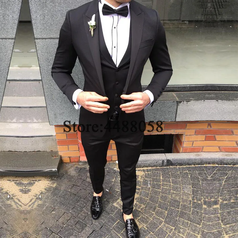 Последние конструкции пальто брюки человек костюм Slim Fit Формальные Terno для мужчин