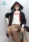BJD Кукла Одежда для 68-80 см BJD дядя игрушки шаровой шарнир куклы Повседневная Толстовка, с буквенным принтом; Пальто с поясом