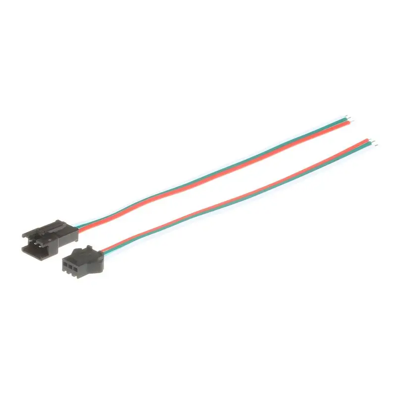 300 пара 3 булавки 22AWG SM коннектор провода кабель штекер для светодиодный драйвер