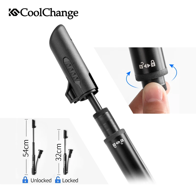 CoolChange120PSI велосипедные насосы из сплава Presta Schrader AV FV Mini MTB дорожный велосипед