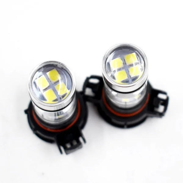 2x 5202 H16 PS24w High Power 100w 6000k Super White Led Fog Drl Lights Bulb | Автомобили и мотоциклы