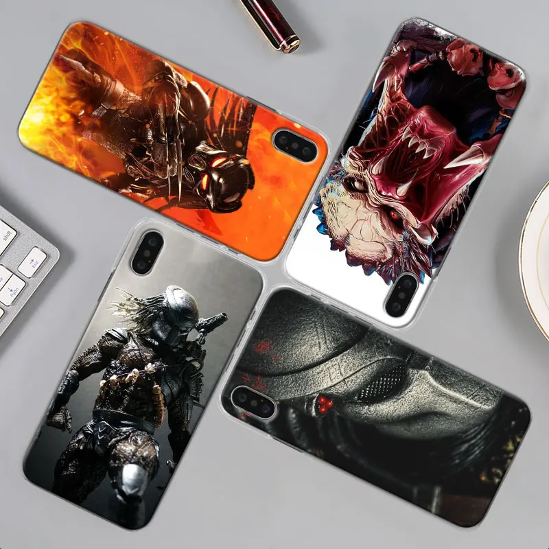 Alien vs Predator Phone Case for Apple iPhone X XR 7 8 Plus 6 6s Plus XS MAX SE 11 Pro Max Phone Case Coque