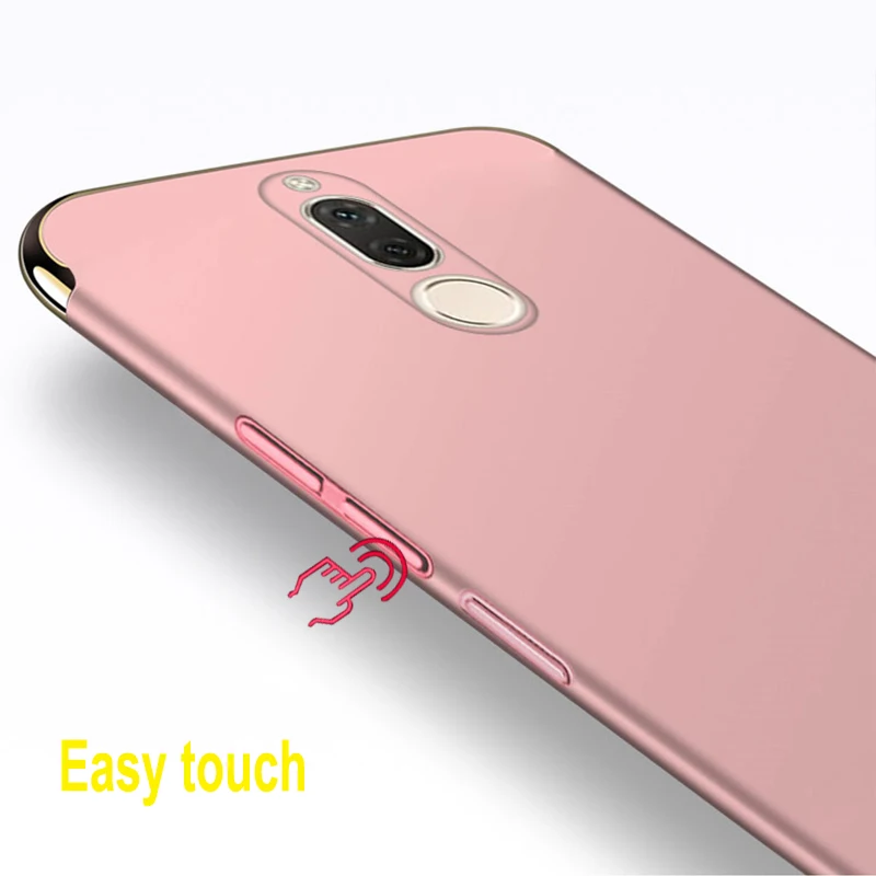 Для HUAWEI Mate 10 Lite задняя крышка для Huawei NOVA 2i случае роскошный 3 в 1 Combo закаленное