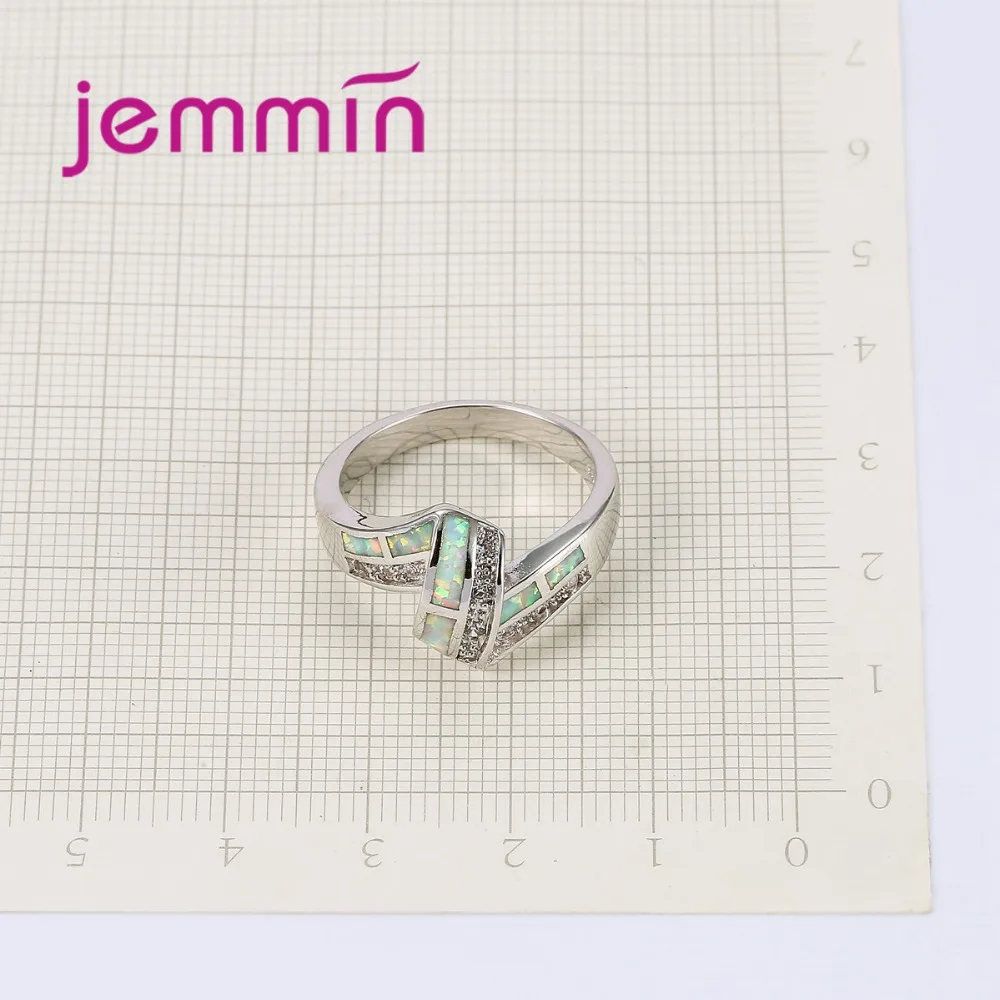 Женское кольцо из серебра 925 пробы с белым огненным опалом|ring for|rings for womenring women |