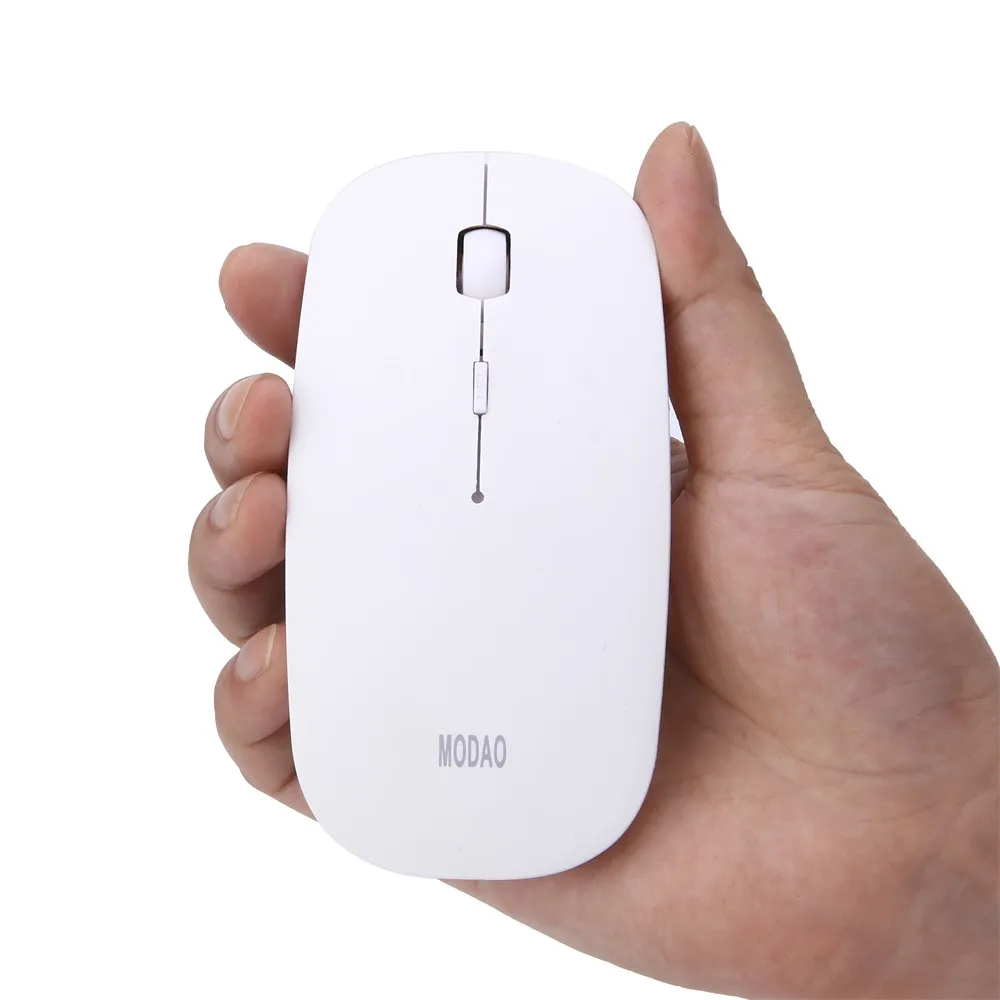 Беспроводная Bluetooth мышь VOBERRY BT3.0 перезаряжаемая тонкая оптическая 1600DPI игровая