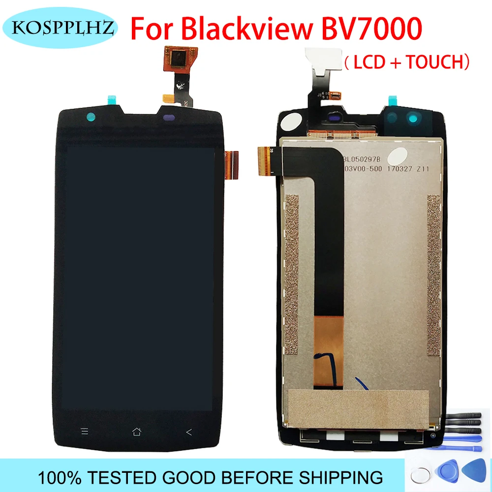 5 0 &quotдля Blackview BV7000 ЖК дисплей + кодирующий преобразователь сенсорного экрана в