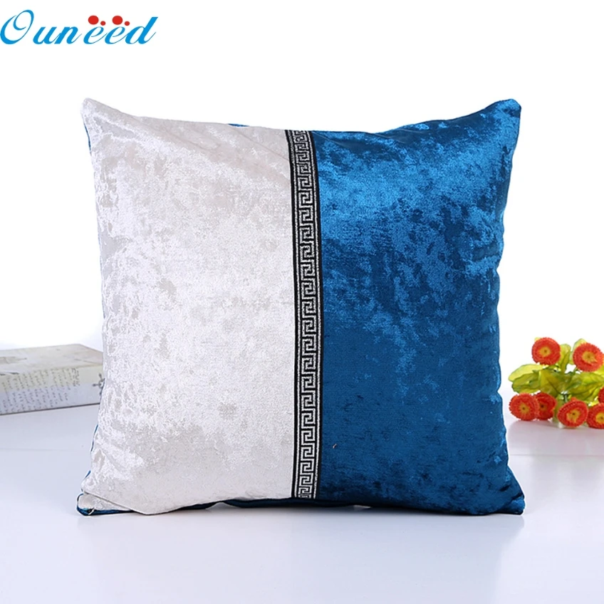 Ouneed 45x45 см счастливый высокое качество красота дома De Coussin семь видов фарфоровый чехол для подушки кафе домашний декор Чехлы для подушек