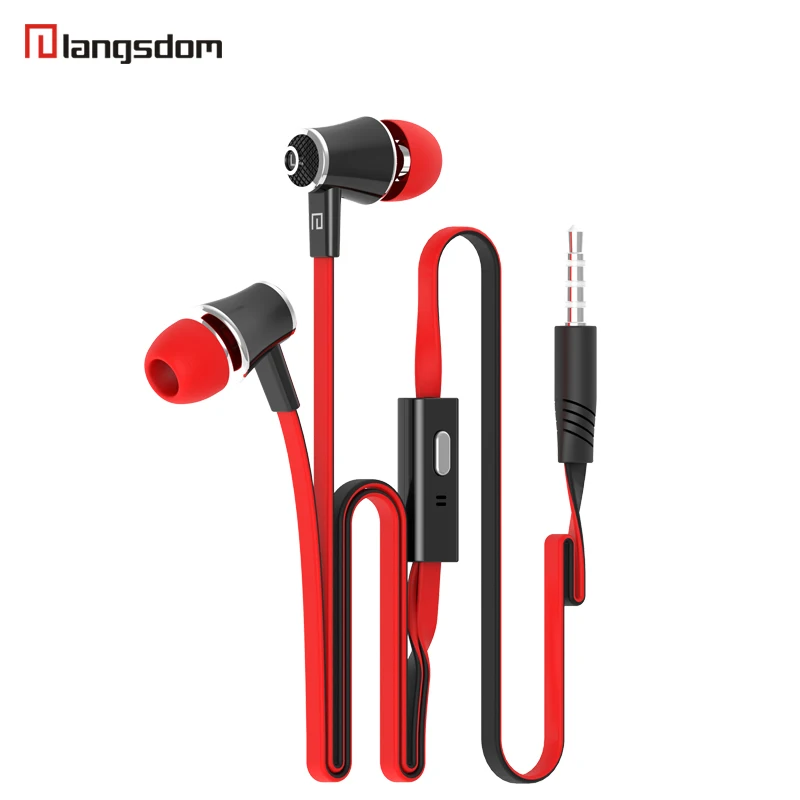 Langsdom мини проводные наушники JM21 портативные audifonos super bass стерео HIFI с микрофоном