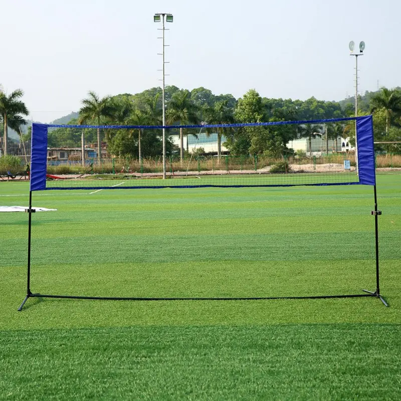 Сетка для тенниса и бадминтона портативная уличная спортивная тренировочная