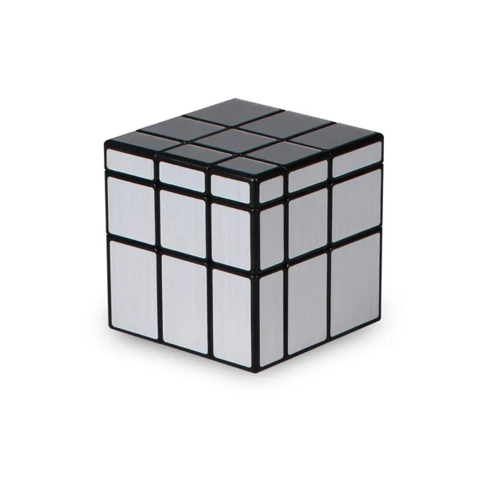 Qiyi 3x3 зеркальный кубик рубика 3x3x3 волшебный куб зеркало для начинающих 3 слоя