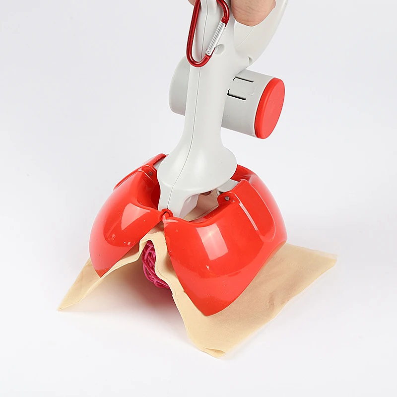 

Portable Shit Pickup Remover Pooper Bags 1 Set Pet Products 2 In 1 Pet Pooper Scooper Outdoor Waste Cleaning Poop Pick Up Holder