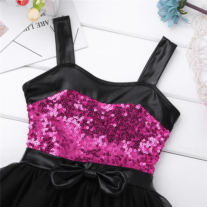 Детское балетное платье пачка IIXPIN для девочек танцевальное без рукавов с